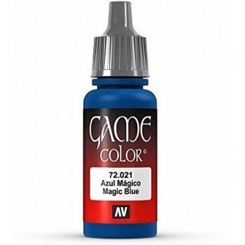 Vallejo VJ72021 Game Color 17 ml Acrylic Paint - Magic Blue