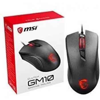 MSI Clutch GM10 - Ratón de Gaming con 2400 dpi, Color Negro