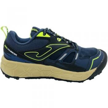 Zapatillas Joma Kubor 2403, Zapatillas de Trail Running, color negro mate y marrón, para niño, talla 35