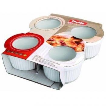 IBILI 230010 - Set 4 Molde Ramequin 9 Cms