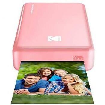 Impresora Fotográfica Kodak Mini 2 con Conexión WiFi y NFC en Color Rosa