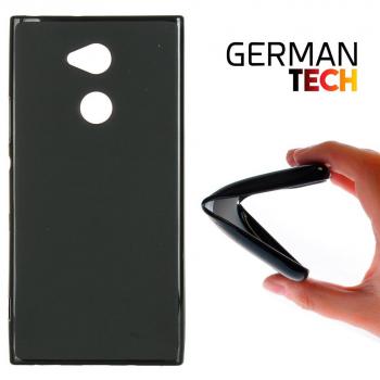 Funda Gel para Sony Xperia XA2 Ultra, Carcasa TPU Flexible fabricada con la mejor Silicona, protege y se adapta a la perfección a tu Smartphone y con nuestro exclusivo diseño German Tech® - Negro.