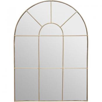 Espejo 'Monica' de metal dorado 54x74cm