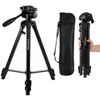 Trípode Cámara Reflex,Tripodes Completos Carga 10KG 134cm Tripode Camara profisional con 360°Panorama Bolsa Portátil Ligero Selfie Aluminio Monopod para Viaje,Cámara,Canon,Nikon,Sony,DSLR,vídeo DV