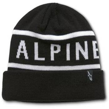 Alpinestars Wordy Cuff Beanie - Black and White, Unisex Size