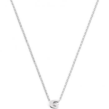 Collar Singularu Personalizado Single Letter Plata - Letra G