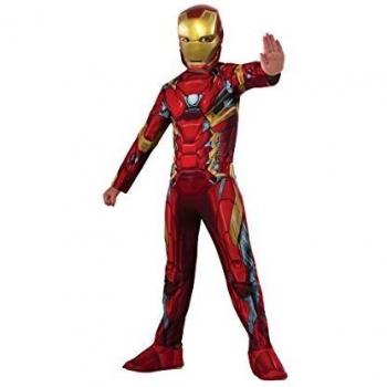 Rubie's- Iron Man Classic Civil War Disfraz para niños, L