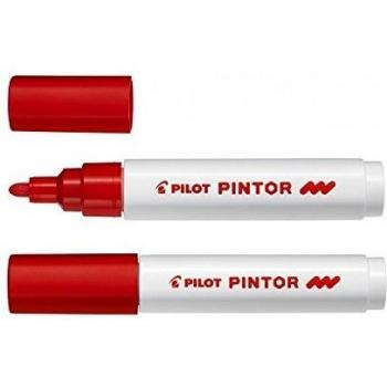 Rotulador permanente Pintor Pilot rojo 1.40mm punta redonda