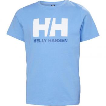 Camiseta Junior Helly Hansen Logo Celeste