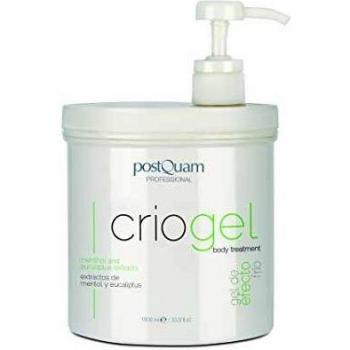 PostQuam - Criogel | Crema Anticelulitica Reductora Reafirmante y con Efecto Frio Piernas Cansadas Apta para Todo Tipo de Pieles - 1000 Ml