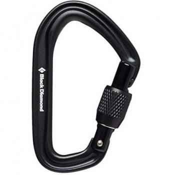 Black Diamond HotForge Screwgate Carabiner, Black - One Size, Unisex