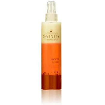 D.VINITY Tropical Splash – Spray Protección Solar, Acondicionador para Cabellos Secos, Nutre y Repara, Rico en Vitamina C, Filtro UV, Elimina Restos Cloro, Protector Solar