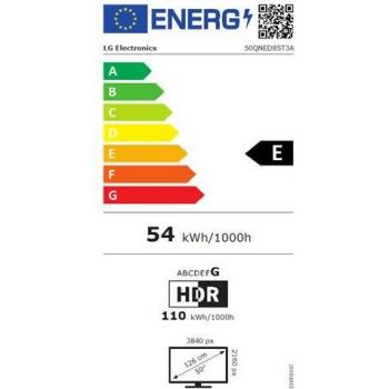 LG Televisor QNED 50 (127 cm) 4K Ultra HD Smart TV Wi-Fi Negro