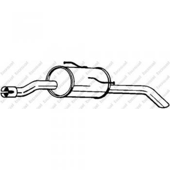 Silencioso Trasero Bosal 190201