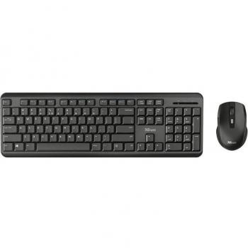 Trust Ody Combo Teclado + Ratón Inalámbrico Layout PT RF Negro