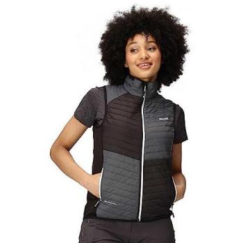 Regatta Women's Trutton Baffled Gilet - Water-repellent, Insulated, Lightweight Padded, Color: Seal Grey/Black, Size: 12