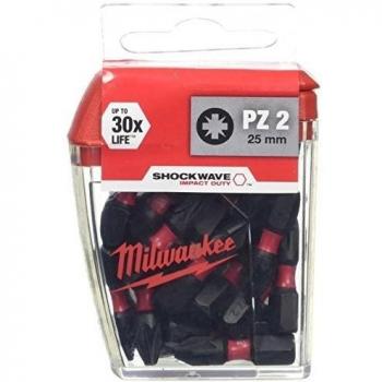 Milwaukee 4932 4308 64 - Juego de brocas, PZ2, 25 mm