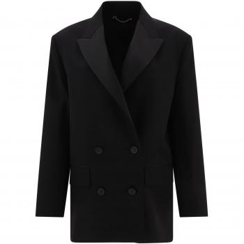 Golden Goose Women's Black Tuxedo Boyfriend Blazer Size 42