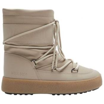 Moon Boot Ltrack Tube Rubber Beige Snow Boots