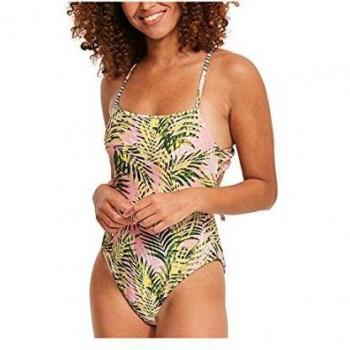 PIECES 17101663 Traje de baño Todo Mujer Rosa/Verde S