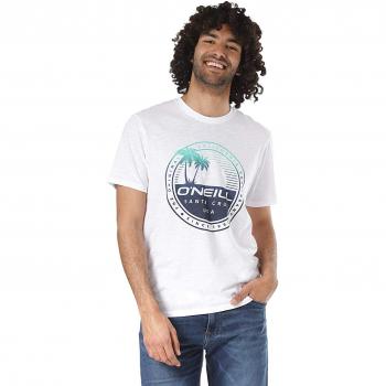 O'Neill LM Palm Island Camiseta, Hombre, Super White, S