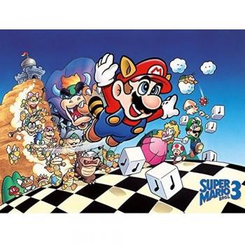 Videojuegos Lienzo Super Mario Bros 3 30x40x2 cm