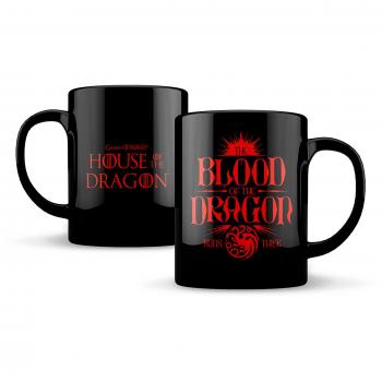 Taza Juego de Tronos La Casa del Dragón - Cerámica, diseño exclusivo, capacidad 350 ml, apta para microondas y lavavajillas