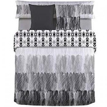 Pierre Cardin Funda nórdica TOPACIO-Cama 135 cm-Color Negro
