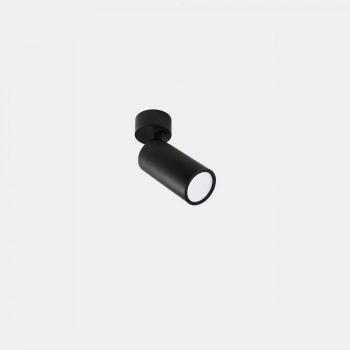 Foco LED C4 Simply Aluminio y Acero Negro 1 Bombilla 12,8cm GU10