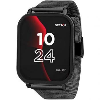 Smartwatch Sector S-07 Hombre 38mm Acero Inoxidable Negro