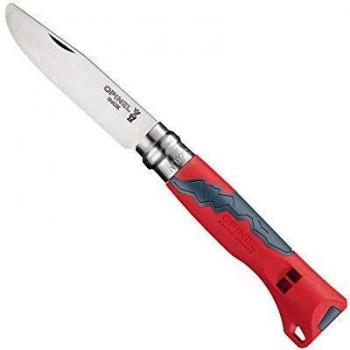 Opinel Junior O001897 - Cuchillo N°07, Rojo, M