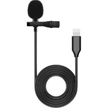 Kinsman Lightning Clip-On Lavalier Microphone - Black