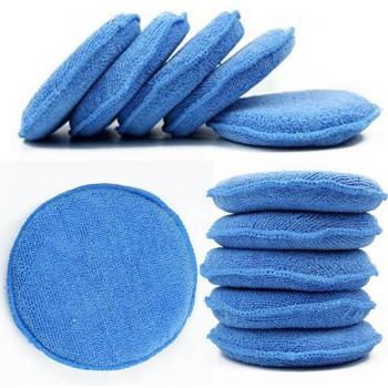 WINOMO 10pcs encerado polaco cera espuma esponja aplicador almohadillas vehículos vehículo limpio