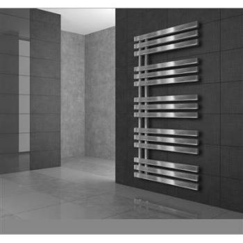 Radiador Toallero de Baño Luxebath 600x1600 mm Cromado con Termostato y Conexión Central