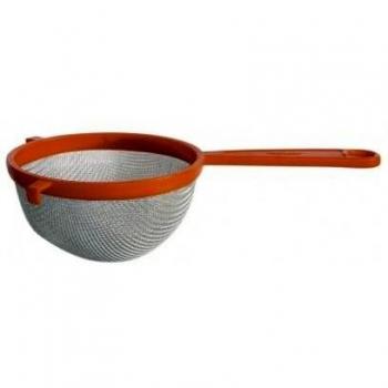 Colador de Aluminio con Asas de Plástico y Base Doble - 14 cm