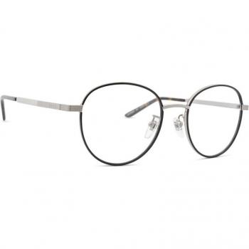 Gucci GG1353OA 003 Unisex Round Metal Prescription Glasses in Black and Ruthenium