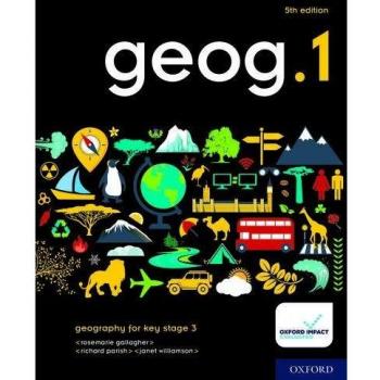 New Geography 1 (5e) Student Book - Libro de texto, edición 5, diseñado para estudiantes, incluye contenido geográfico actualizado y actividades interactivas