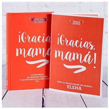 Madre libro zgracias mamaz con tarjeta personalizada