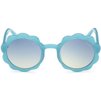 Guess Junior Polarized Sunglasses GU00127 - Shiny Turquoise Gradient Blue 45mm