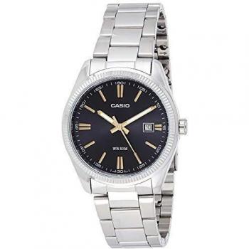 Casio MTP-1302D-1A2VDF Watch Stainless Steel Stainless Steel Mineral Surrounding