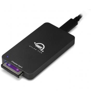 OWC Atlas FXR Thunderbolt 3 CFexpress Type B Card Reader - High-Speed Transfer for Photographers and Videographers