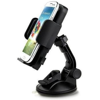 iClever ICH02 360 Degree Rotation Universal Windshield & Dashboard Car Mount Cradle Holder for Samsung Galaxy Note 3 /Note 2, Galaxy S4/S3/S2, Galaxy Mega, HTC One, Google Nexus 4/Nexus 5, BlackBerry Z10/Z30, LG Optimus G, Motorola Moto X/Moto G/Droid Max