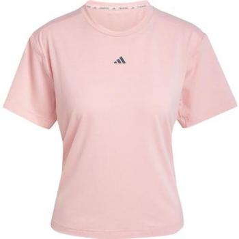 Camiseta Adidas Power 3 Rayas Rosa L Mujer con Corte en la Espalda
