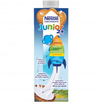 Nestlé Junior Leche de Crecimiento con Sabor a Galleta María, 1L - Apto para Niños a partir de 2 años