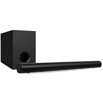 Barra de Sonido con Subwoofer inalámbrico Denver DSS-7020. Potencia: 70W. Conexión Bluetooth/HDMI/Entrada óptica Digital/Entrada AUX/USB y MicroSD. Mando a Distancia. Kit Montaje en Pared.