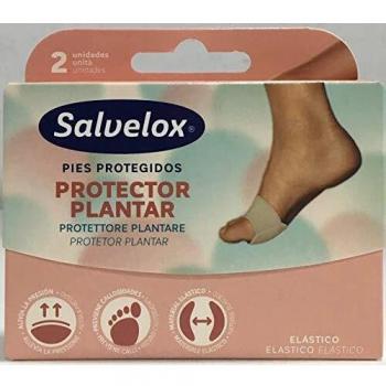 Salvelox Adjustable Silicone Plantar Protector for Foot Pain Relief - 2 Units