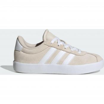 Zapatillas Adidas VL Court 3.0 Infantil, modelo ID6312, para junior, color blanco/amarillo