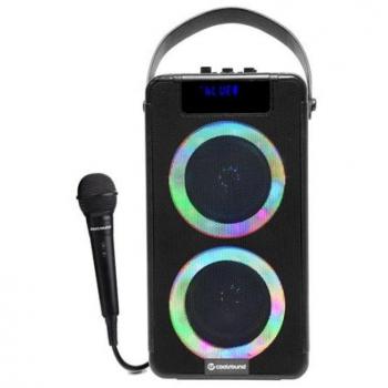 ALTAVOZ BLUETOOTH PARTY BOOM A360 2X4 100W | 1 X MICROFONO COOLSOUND