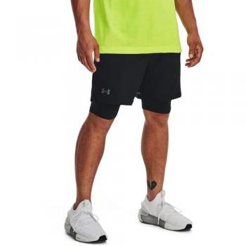 Under Armour Men's Vanish Woven 2-in-1 Shorts, Black, Size Small