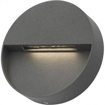 Aplique de exterior Ugo Gris mate LED IP65